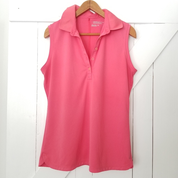 Nike Tops - Nike Golf | Dri-fit sleeveless top in flamingo